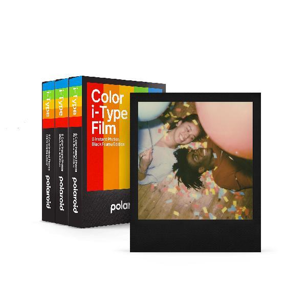 Polaroid - Color i-Type Film Black Frame Triple Pack