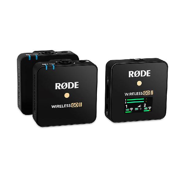 RODE Wireless GO II -Dual - draadloze smartphone microfoon - Zwart