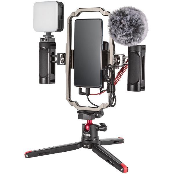 SmallRig 3384 Professionele Telefoon Video Rig Kit voor Vlogging + Live Streaming