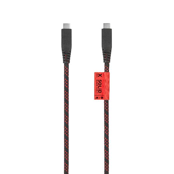 Solid Black USB-C - USB-C PD cable (1m)