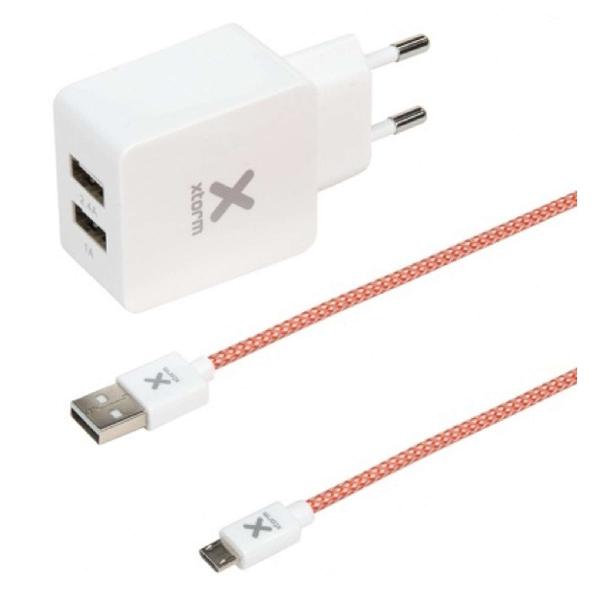 Micro USB cable + AC adapter