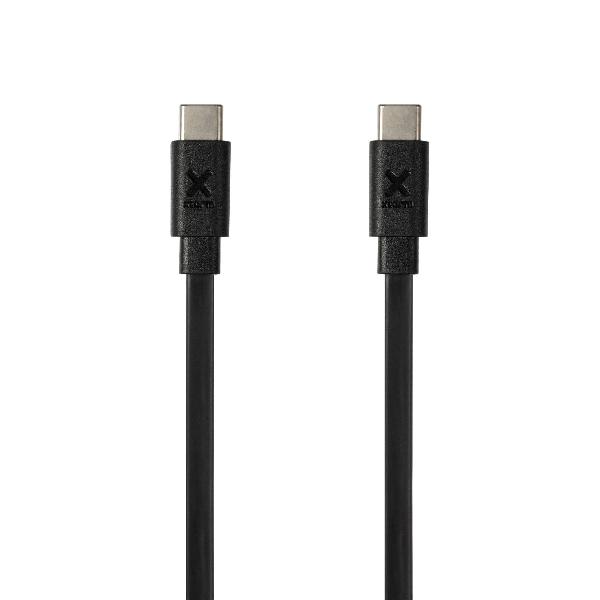 Flat USB-C PD cable (1m) Black