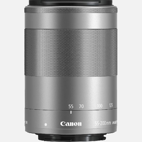 Canon EF-M 55-200mm f/4.5-6.3 IS STM-lens – zilver