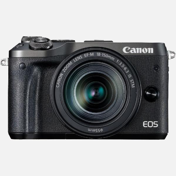 Canon EOS M6 + EF-M 18-150mm IS STM lens- Zwart