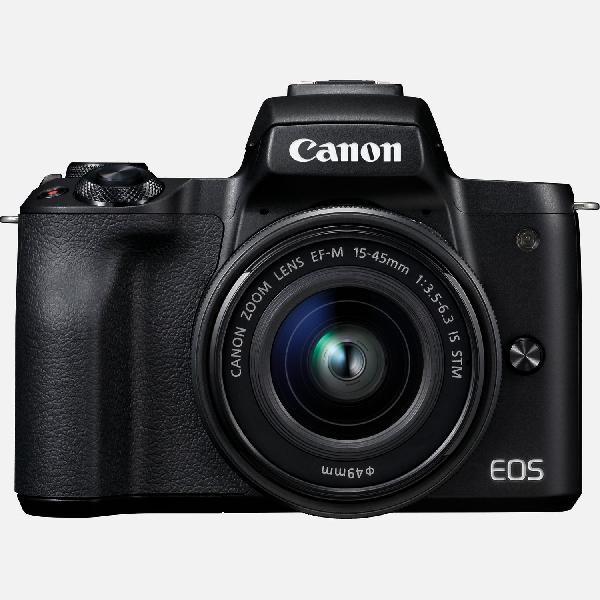Canon EOS M50 zwart + EF-M 15-45mm IS STM-lens zwart