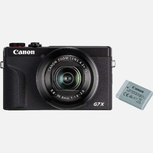 Canon PowerShot G7 X Mark III compactcamera, zwart + extra accu
