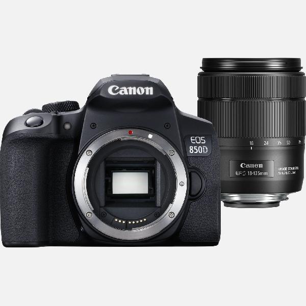 Canon EOS 850D-camera + EF-S 18-135mm f/3.5-5.6 IS USM-lens
