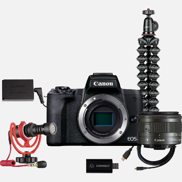 Canon EOS M50 Mark II-livestreamingkit met verwisselbare lens