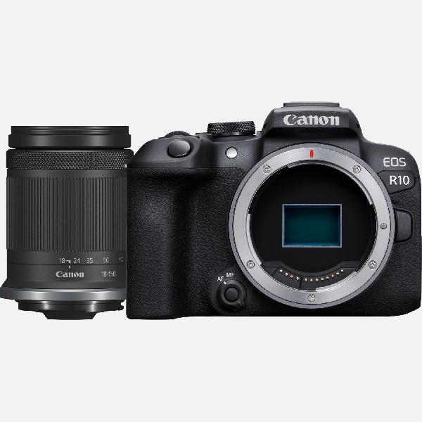 Canon EOS R10-systeemcamera en RF-S 18-150mm F3.5-6.3 IS STM-lens