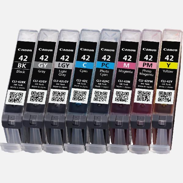 Canon CLI-42 BK/GY/LGY/C/M/Y/PC/PM 8 multipack inktcartridge