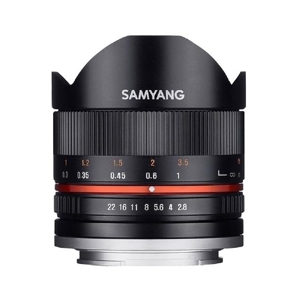 Samyang 8mm f/2.8 Fisheye UMC II (Fuji X) - Zwart | | F1220310101