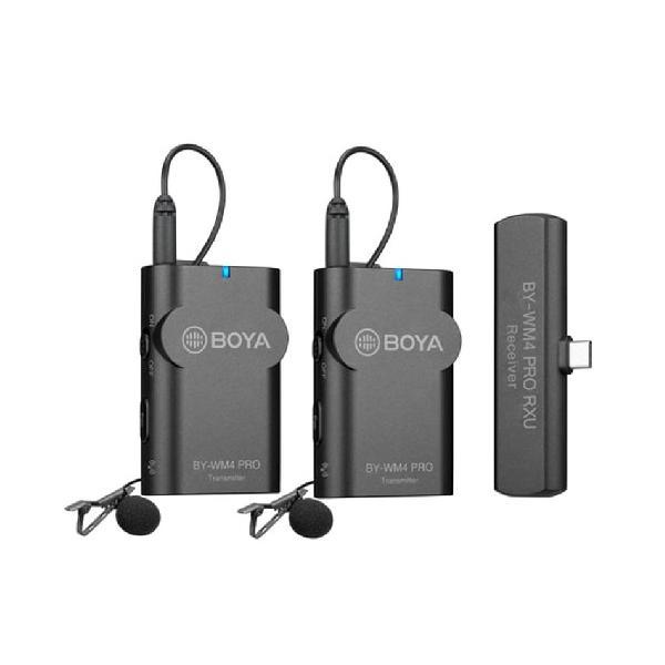 Boya 2.4 GHz Duo Lavalier Wrlss Mic. BY-WM4 Pro-K6 (Android) | Microfoons | Fotografie - Studio | 6971008026832