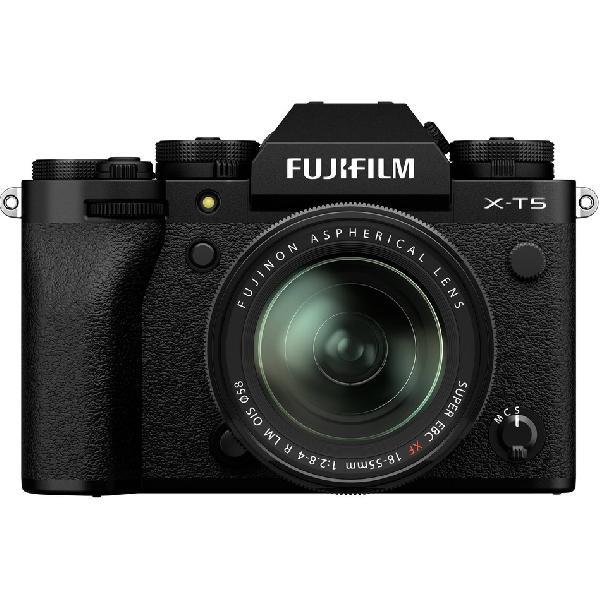 Fujifilm X-T5 Zwart + XF18-55mm F2.8-4 R LM OIS | Systeemcamera's | Fotografie - Camera’s | 4547410486742