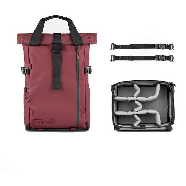 WANDRD PRVKE 31L Rhone Burgundy Photo Bundle V4 | | 0850063081474