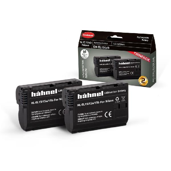 Hahnel HL-EL15HP Nikon Type Twinpack | Batterijen | Fotografie - Camera toebehoren | 5099113211606