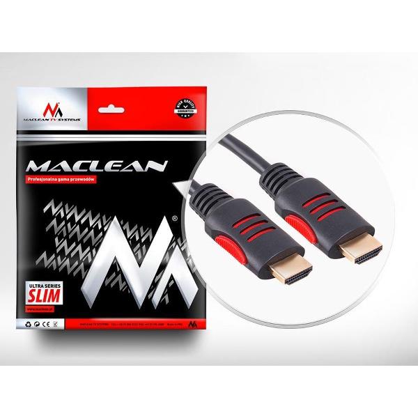 Kabel HDMI-HDMI v1.4 30AWG-kabel Maclean MCTV-814 5m