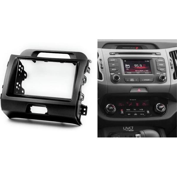 2-DIN KIA Sportage (SL) 2010-2016 frame Audiovolt 11-104