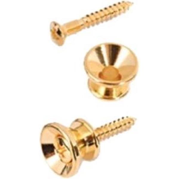 Yellow Parts EZ1399G2 Endpins + Screws Gold bridgepin/endpin