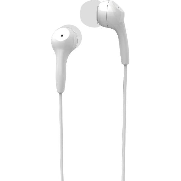 Motorola Earbuds2 oortjes - wit - in-ear - geluidsisolatie - ingebouwde microfoon