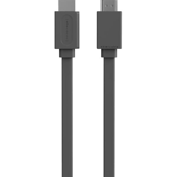 Allocacoc HDMIcable Flat 1.5m cable GREY