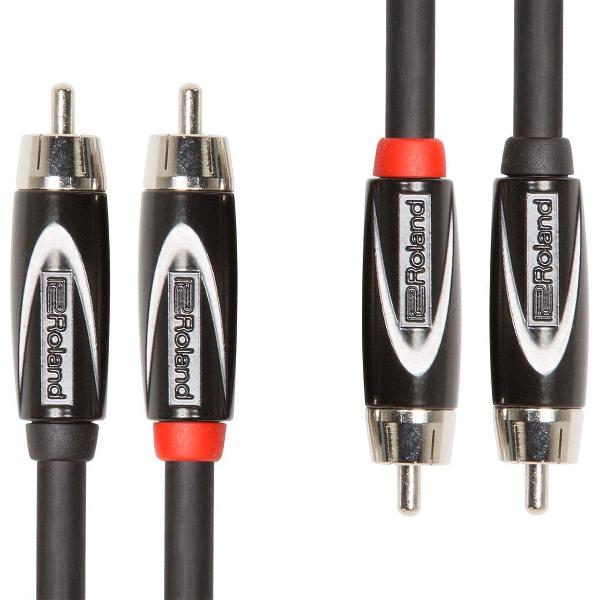 Roland RCC-3-2R2R audio kabel 1 m 2 x RCA Zwart