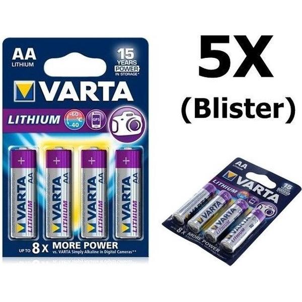 Varta Ultra Lithium AA Batterijen - 20 Stuks (5 Blisters a 4st)
