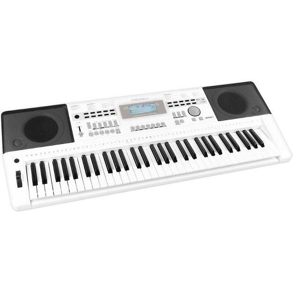 Medeli A100SW wit keyboard met 61 aanslaggevoelige toetsen, 700 klanken en 280 styles