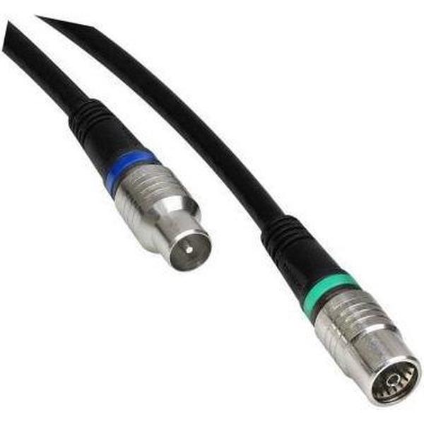 Technetix RLA++10 4G/LTE proof IEC (m) - IEC (v) coaxkabel - 1,5 meter