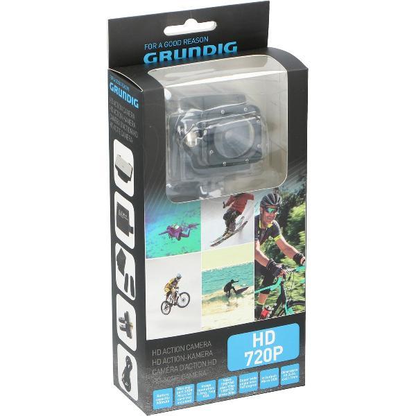 Grundig Action Cam - Waterdicht - Kijkhoek 140° - Microfoon - 720p