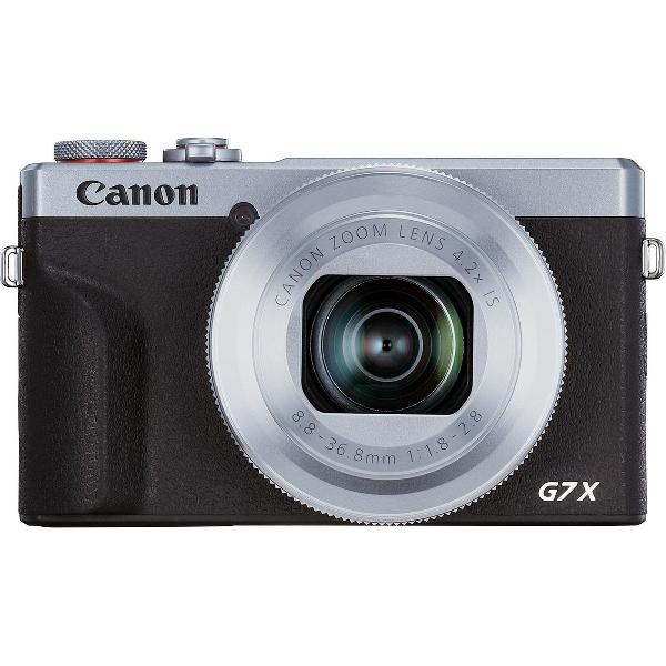 Canon PowerShot G7X Mark III - Zilver - Battery kit