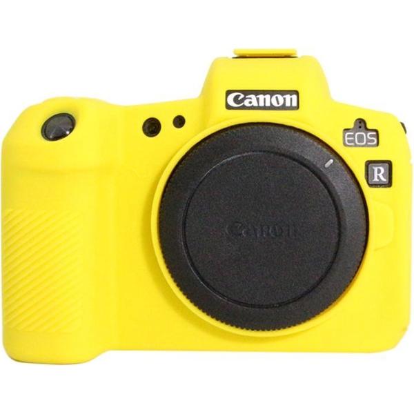 PULUZ zachte siliconen beschermhoes voor Canon EOS R (geel)