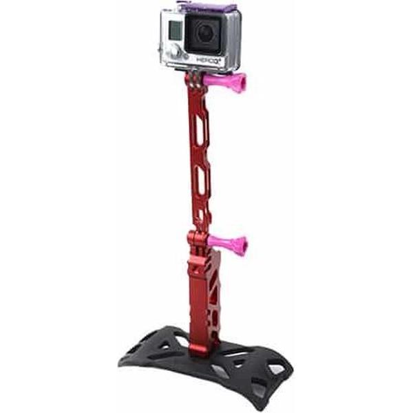 TMC tactische stijl standaard + grip + extender set voor GoPro NIEUWE HERO / HERO6 / 5/5 sessie / 4 sessie / 4/3 + / 3/2/1, Xiaoyi en andere actiecamera's, iPhone 5 / iPhone 4 / Samsung S4 ( Rood)