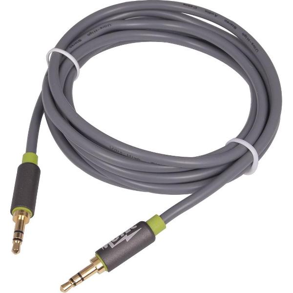 MutecPower 1 meter 3,5 mm stereo audiokabel - mannelijk / mannelijk - Ipod / mp3 Aux-in-ingangskabel .