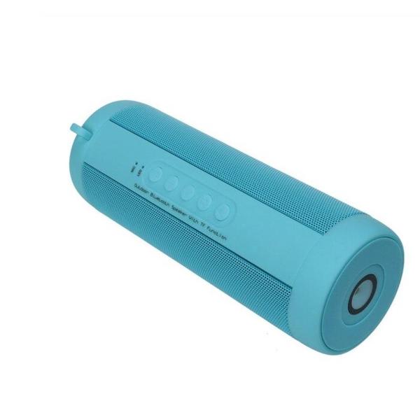 DrPhone T2 Pro® – Draagbare Bluetooth Speaker – Bluetooth 5.0 - HD Gesprekken - IP5 Waterdicht – Zaklamp – 10 uur capaciteit – Sky Blue