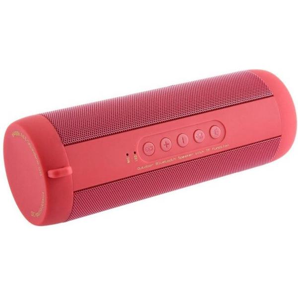 DrPhone T2 Pro® – Draagbare Bluetooth Speaker – Bluetooth 5.0 - HD Gesprekken - IP5 Waterdicht – Zaklamp – 10 uur capaciteit – Fiery Red