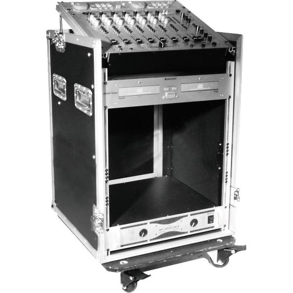 ROADINGER Special flightcase 19 inch - dj - Pro, 12U with wheels