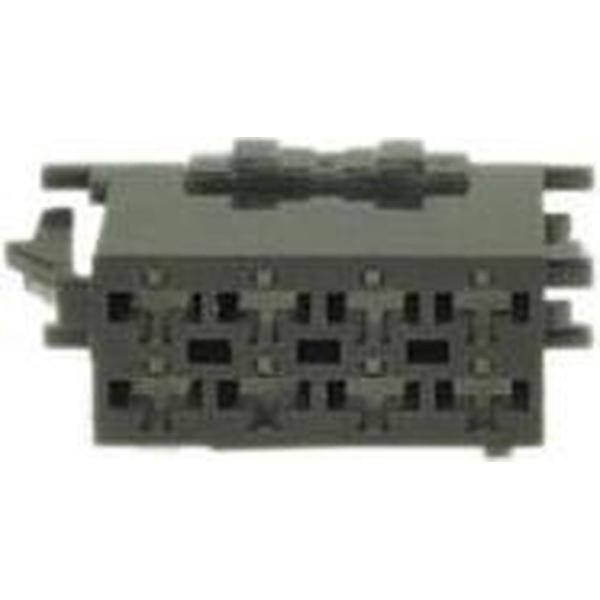 conn. mannelijk zwart ISO 8-pin conn. 10 stuks