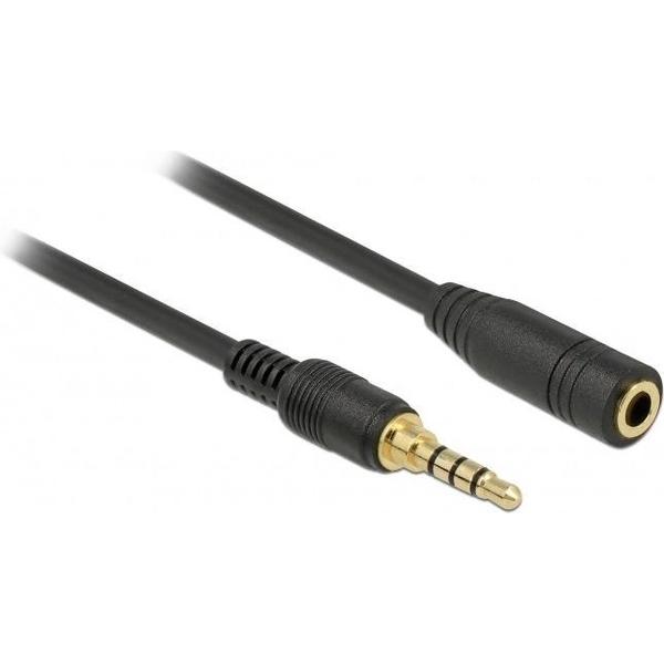 DeLOCK 85631 audio kabel 2 m 3.5mm Zwart