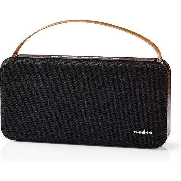 Nedis waterbestendige Bluetooth speaker met subwoofer - 45W / IPX5 / bruin