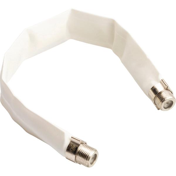 Bandridge F (v) - F (v) deur/raam coax adapter - 0,20 meter