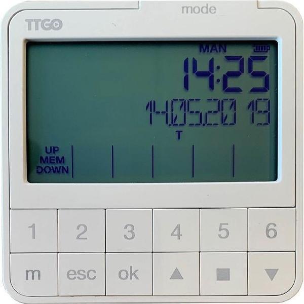 Huismerk TTGO TGTIME draadloze tijdklok 6-kanaals