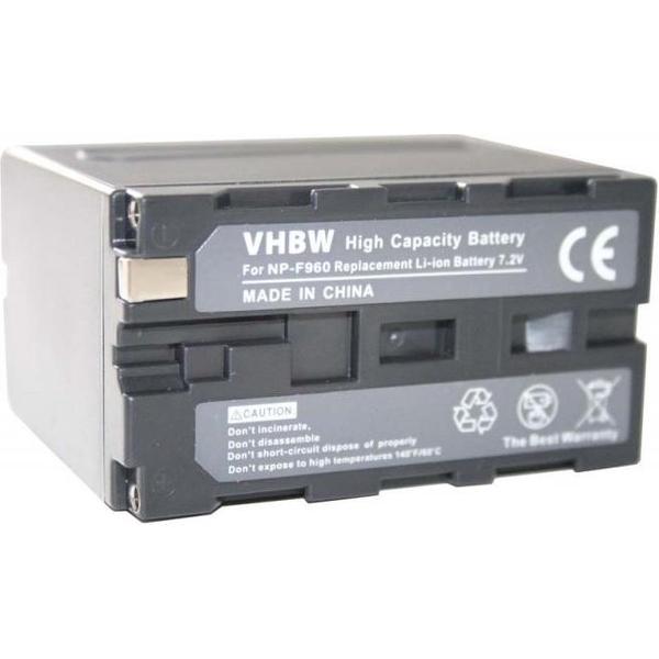 VHBW Camera accu compatibel met Sony NP-F930, NP-F950, NP-F960 en NP-F970 - 6000 mAh