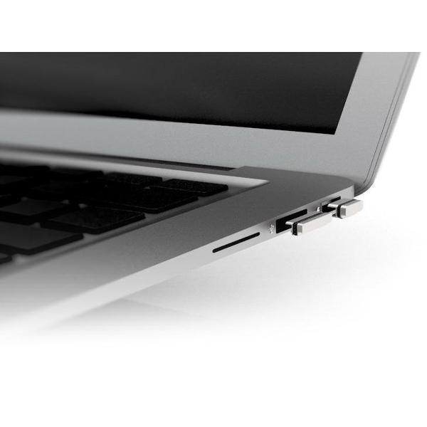 8mobility iSnug aluminium stofkapjes voor diverse MacBook poorten