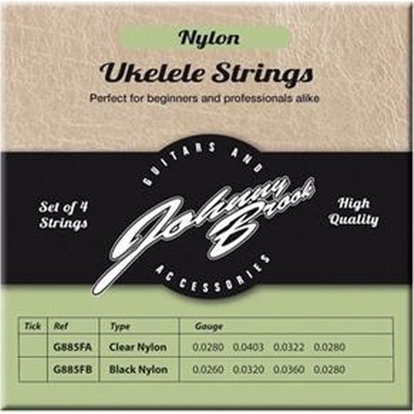 Set van 4 Nylon Bas Ukulele Snaren - E-A-D-G