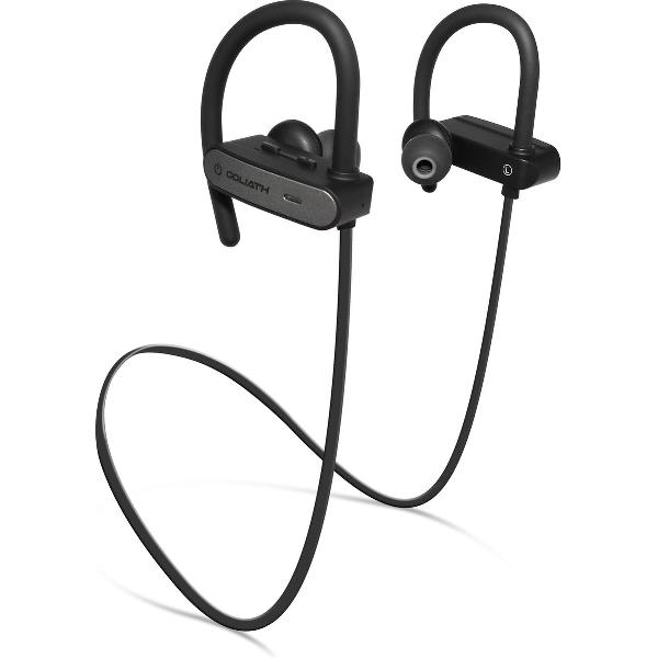 EarHackz® Goliath - Draadloze In-ear Bluetooth Sport Oordopjes - Zwart/grijs