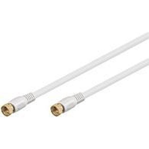 Goobay BKF 500-G coax-kabel 5 m Wit