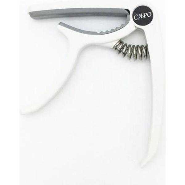 plastic gitaar capo - wit