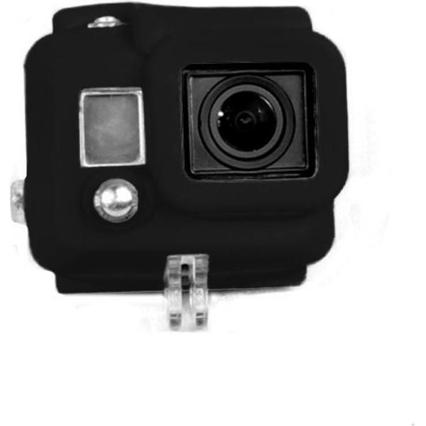 Gopro Hero 3+ Silicone Case Hoes Zwart