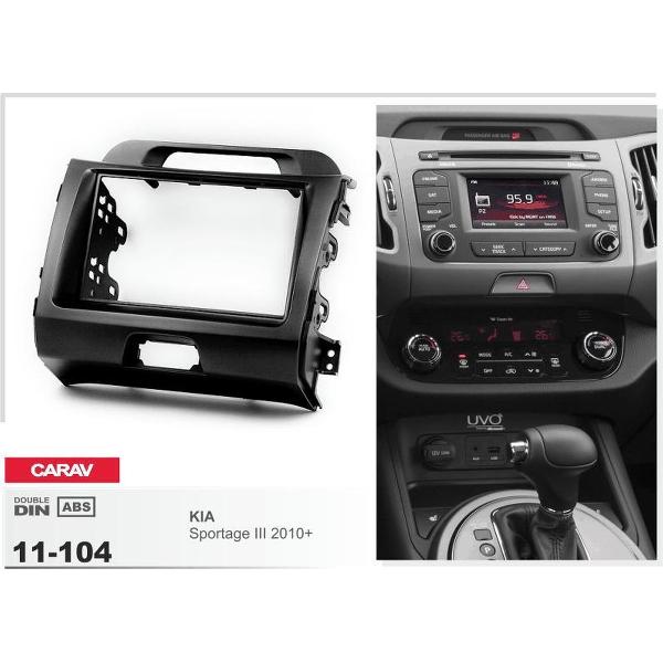 2-DIN KIA Sportage (SL) 2010-2016 afdeklijst / installatiekit Audiovolt 11-104