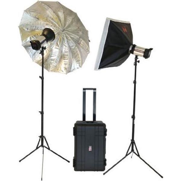 Falcon Eyes Studioflitsset Satel One Kit op Accu